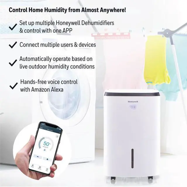 Alt view image 10 of 12 - E 50-PT SMART WI-FI HWL DHUM ALEXA VOICE CONTROL SOFTTOUCH CTRL
