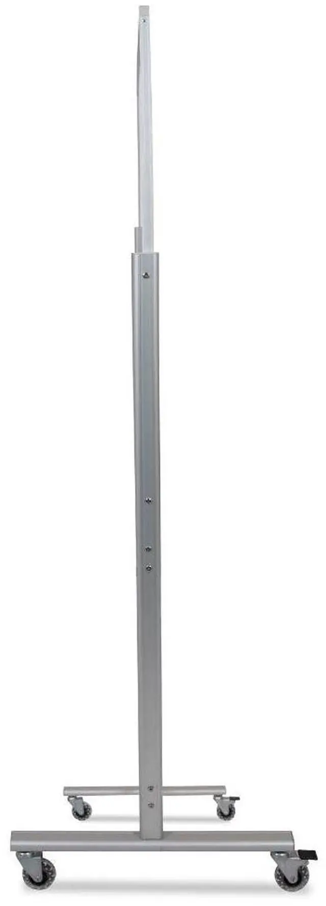 Alt view image 10 of 14 - Luxor MMGB6040 Mobile Magnetic Glass Dry Erase Board - 60" x 40" - White Surface - Silver Aluminum Frame