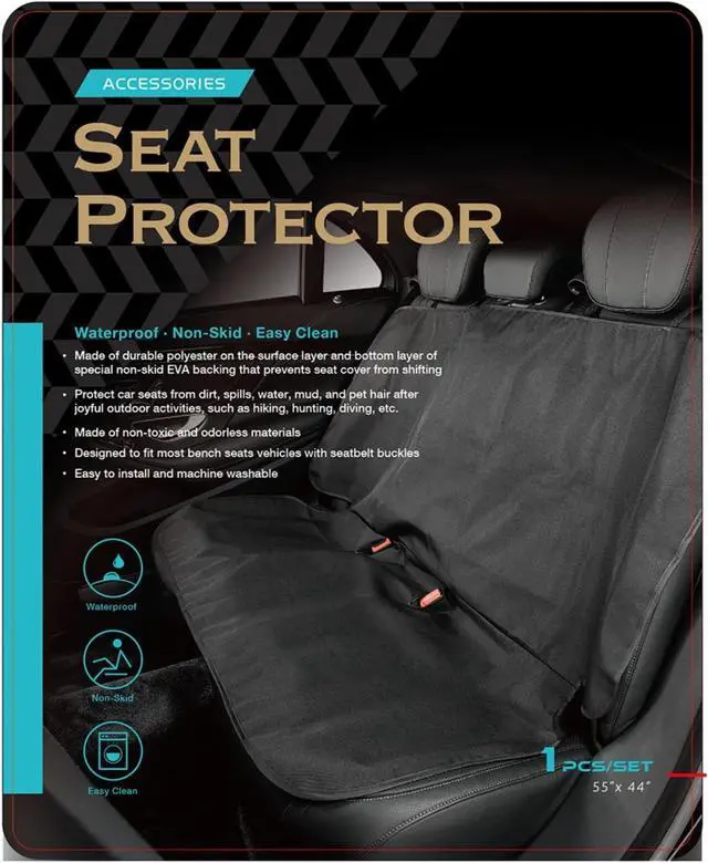 Alt view image 2 of 3 - 3D UNIVERSAL BENCH SEAT DEFENDER BLACK