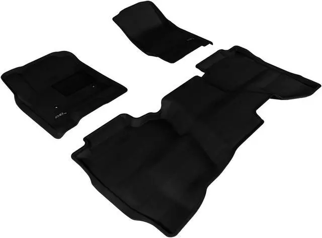 Main image of 3D MAXpider CHEVROLET SILVERADO 1500 DOUBLE CAB 2014-2018 / 2500HD / 3500HD DOUBLE CAB 2015-2019 / 1500 LD DOUBLE CAB 2019 KAGU BLACK R1 R2