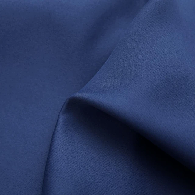 Alt view image 5 of 8 - vidaXL Curtains 2 Pcs Blackout Curtains Window Blinds Rings Navy Blue Fabric