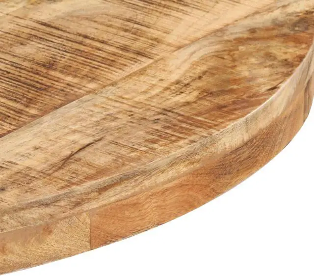 Alt view image 4 of 15 - vidaXL Bistro Table Round 31.5"x29.5" Rough Mango Wood