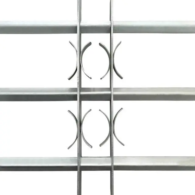 Alt view image 6 of 10 - Adjustable Security Grille for Windows with 3 Crossbars 27.6"-41.3" Hardware
