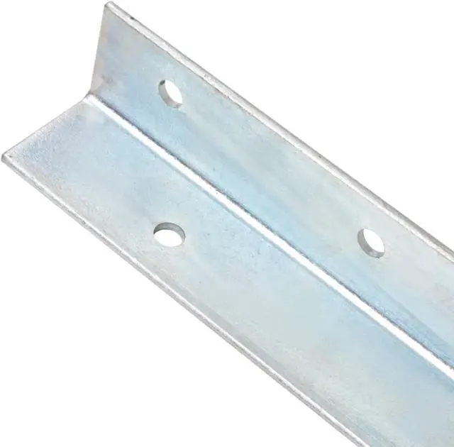 Alt view image 3 of 8 - vidaXL L-shaped Ground Anchors 2 pcs Galvanised Steel 2"x2"x19.7"