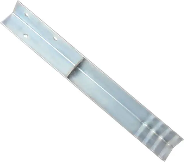 Alt view image 2 of 8 - vidaXL L-shaped Ground Anchors 12 pcs Galvanised Steel 2"x2"x19.7"