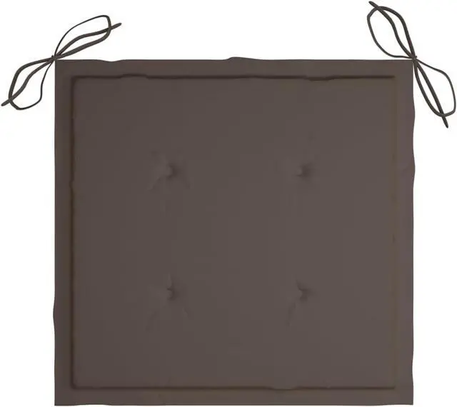 Alt view image 8 of 16 - vidaXL Garden Chair Cushions 4 pcs Taupe 40x40x4 cm Oxford Fabric