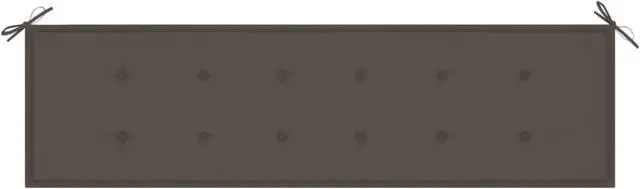 Alt view image 6 of 17 - vidaXL Garden Bench Cushion Taupe 180x50x4 cm Oxford Fabric