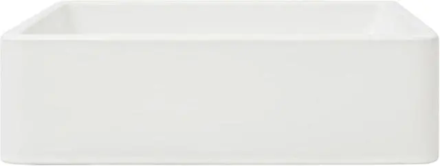 Alt view image 4 of 10 - vidaXL Basin Ceramic White 16.1"x11.8"x4.7"