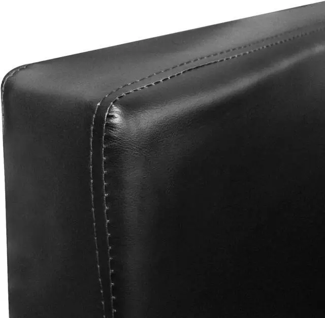 Alt view image 9 of 11 - vidaXL Armchair Accent Chair with Chrome Base for Living Room Black Faux Leather