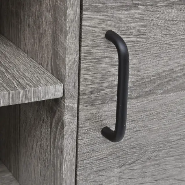 Alt view image 3 of 7 - vidaXL TV Stand TV Unit Sideboard Home TV Console Media Cabinet Cupboard Gray