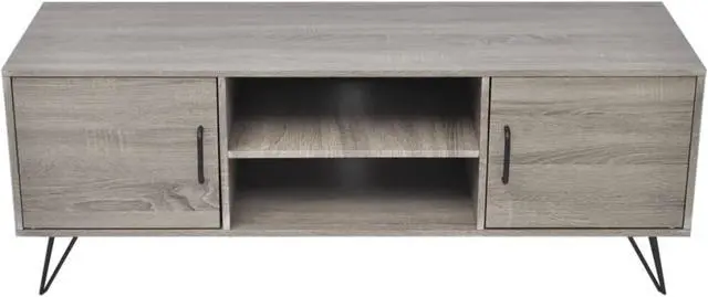 Main image of vidaXL TV Stand TV Unit Sideboard Home TV Console Media Cabinet Cupboard Gray
