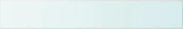 Alt view image 4 of 6 - vidaXL Shelf Panel Glass Clear 39.4"x5.9" Glass Sheet Plate Display Shelving