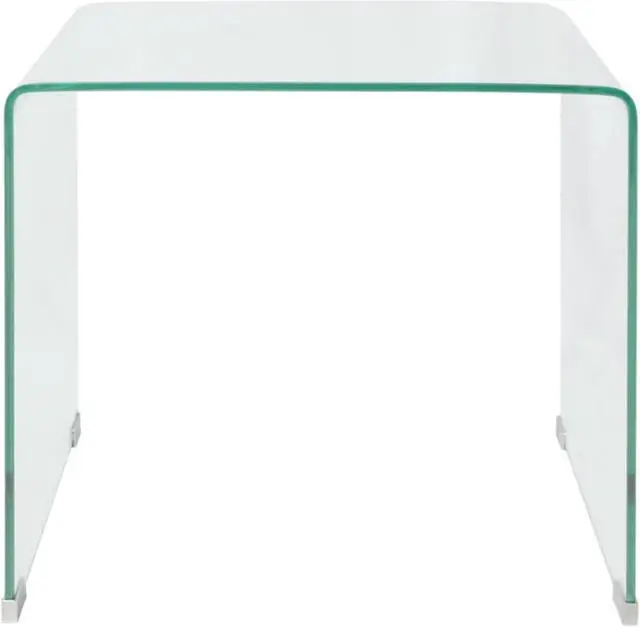 Alt view image 9 of 14 - vidaXL Coffee Table Sofa End Table Side Table Nightstand Tempered Glass Clear