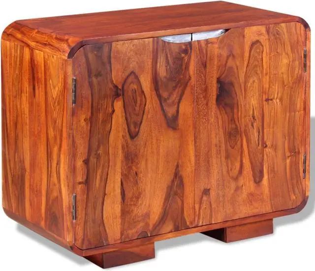 Alt view image 9 of 16 - vidaXL Solid Sheesham Wood Sideboard Home Hallway Low Board Side High Cabinet