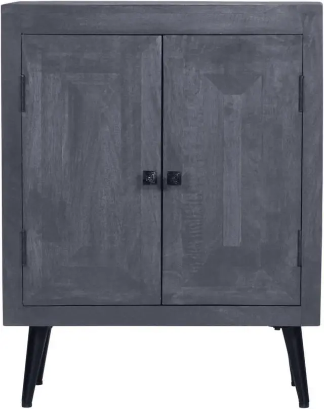 Alt view image 5 of 14 - vidaXL Sideboard Solid Mango Wood 23.6"x11.8"x29.9"