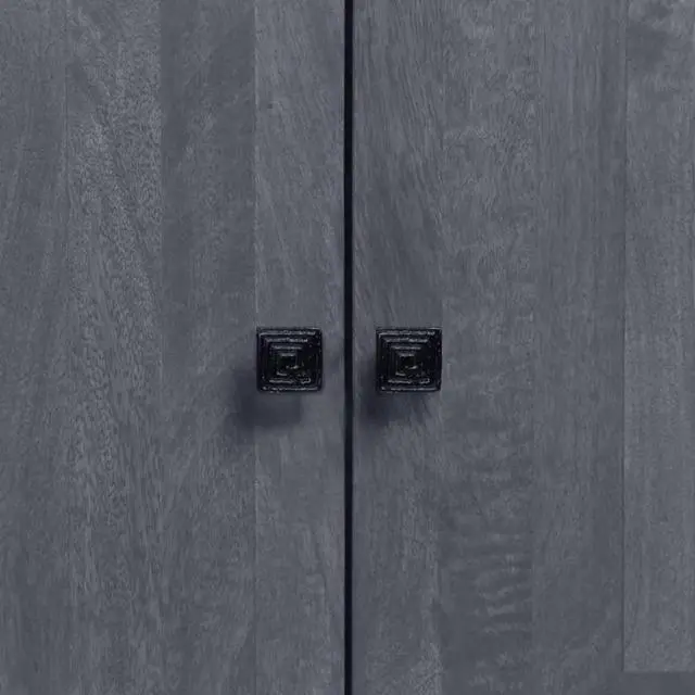 Alt view image 3 of 14 - vidaXL Sideboard Solid Mango Wood 23.6"x11.8"x29.9"