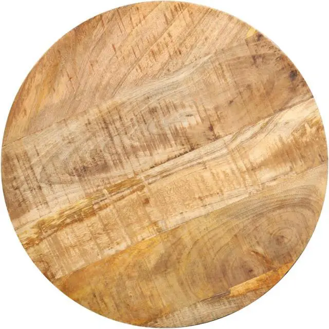 Alt view image 9 of 14 - vidaXL Coffee Table Round End Accent Sofa Table with Storage Solid Wood Mango
