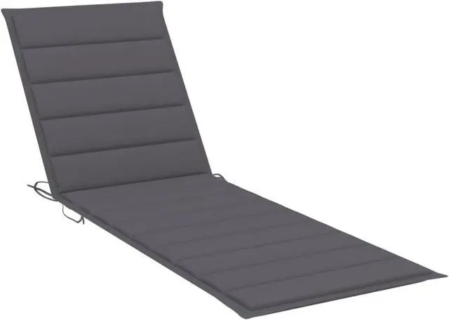 Alt view image 5 of 11 - vidaXL Garden Sun Lounger with Cushion Solid Acacia Wood