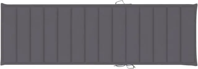 Alt view image 3 of 11 - vidaXL Garden Sun Lounger with Cushion Solid Acacia Wood