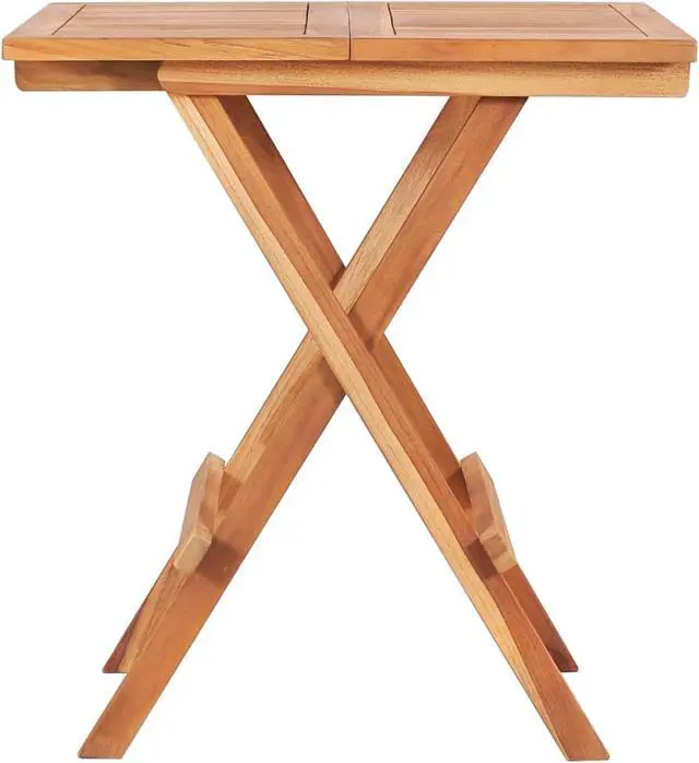 Alt view image 5 of 12 - vidaXL 3 Piece Bistro Set with Taupe Cushions Solid Teak Wood