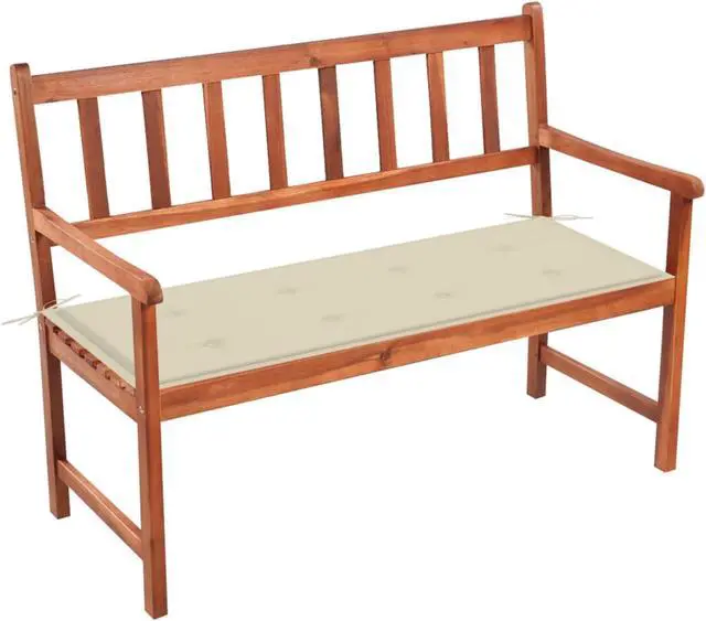 Main image of vidaXL Garden Bench with Cushion 47.2" Solid Acacia Wood