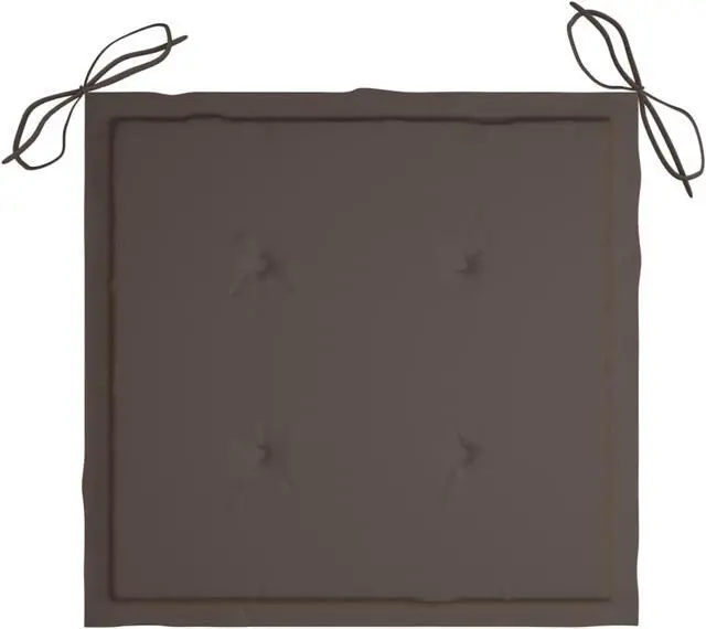 Alt view image 8 of 16 - vidaXL Garden Chair Cushions 4 pcs Taupe 50x50x4 cm Oxford Fabric