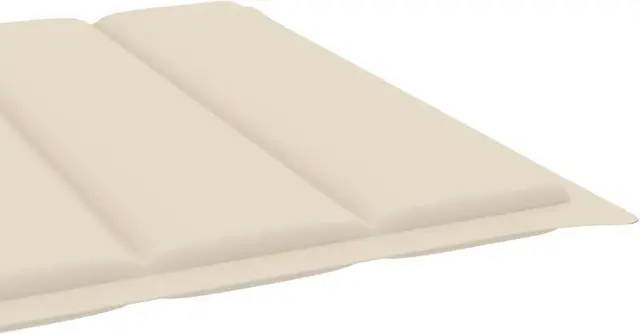 Alt view image 8 of 17 - vidaXL Patio Cushion Outdoor Sun Lounger Chair Cushion Cream Oxford Fabric