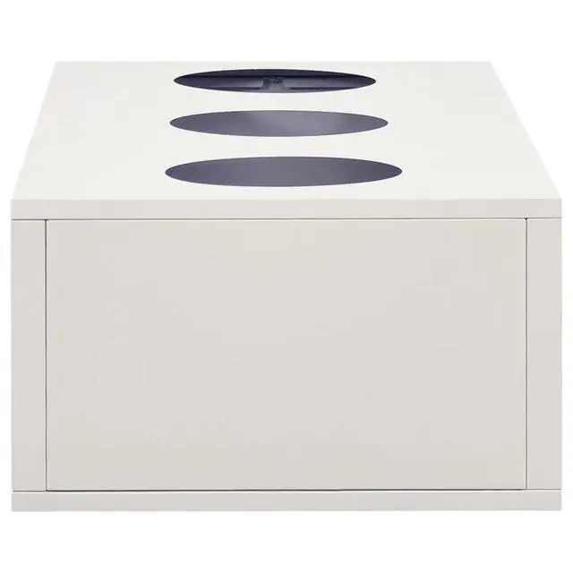 Alt view image 3 of 13 - vidaXL Office Cabinet with Planter Box Light Gray 35.4"x15.7"x50.4" Steel