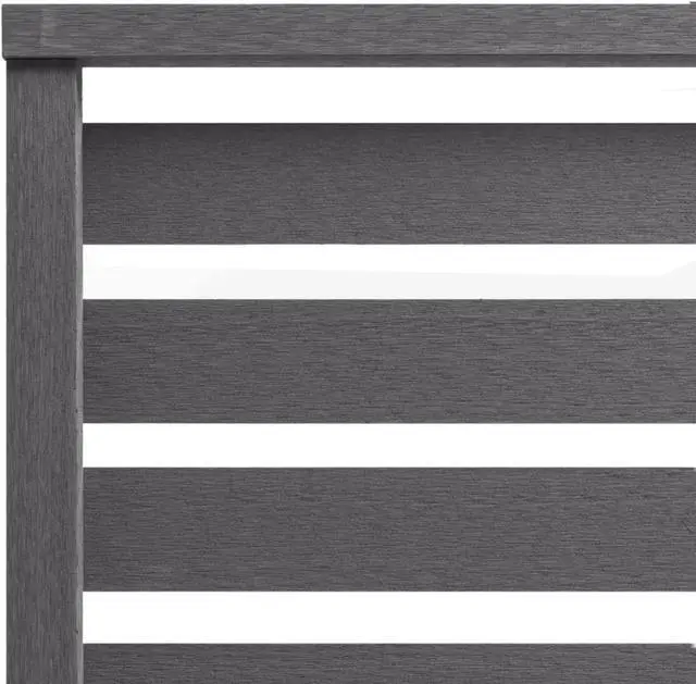 Alt view image 4 of 8 - vidaXL Fence Panel WPC 70.9"x70.9" Gray
