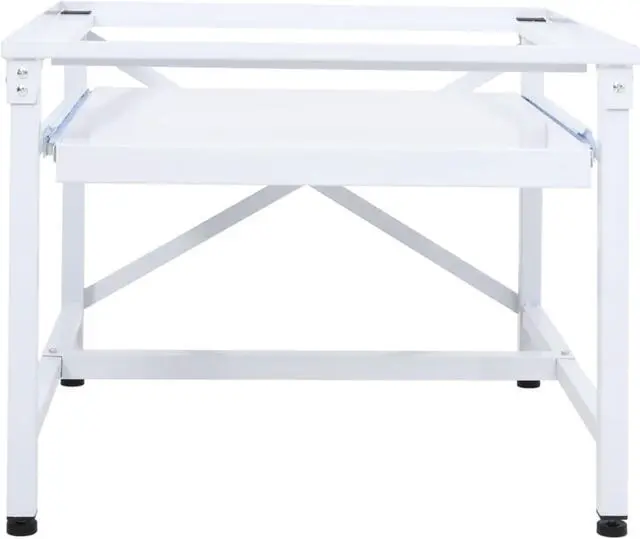 Alt view image 3 of 9 - vidaXL Double Washing and Drying Machine Pedestal White