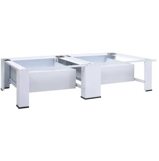 Alt view image 5 of 9 - vidaXL Washing and Drying Machine Pedestal with Pull-out Shelves White