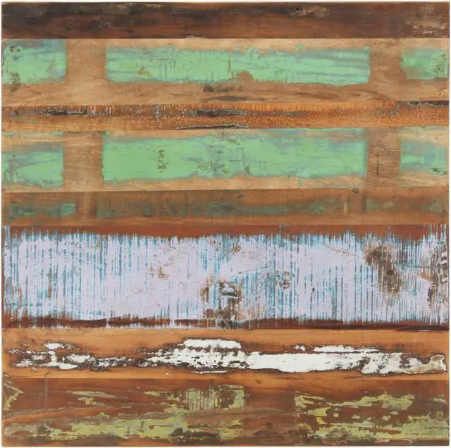 Alt view image 6 of 18 - vidaXL Coffee Table 31.5"x31.5"x15.7" Solid Reclaimed Wood