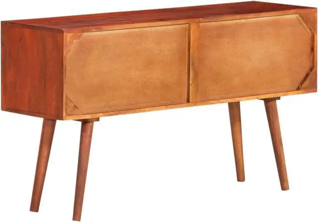 Alt view image 6 of 16 - vidaXL Sideboard 43.3"x11.8"x23.2" Solid Wood Mango