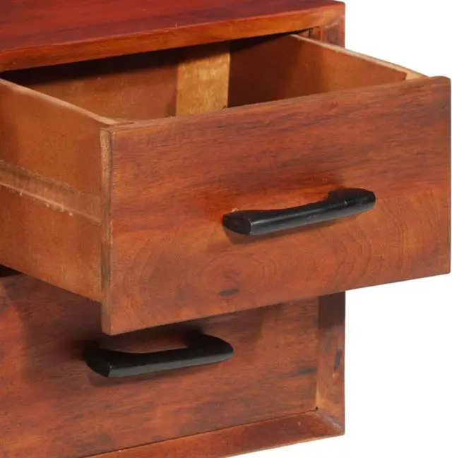 Alt view image 9 of 16 - vidaXL Sideboard 43.3"x11.8"x23.2" Solid Wood Mango