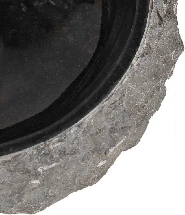 Alt view image 7 of 16 - vidaXL Sink 15.7"x4.7" Marble Black