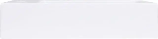 Alt view image 4 of 14 - vidaXL Wash Basin 15.7"x8.7"x3.5" SMC White