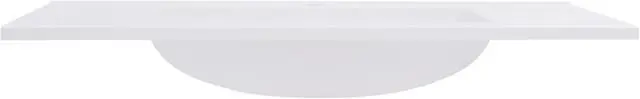 Alt view image 4 of 10 - vidaXL Built-in Wash Basin 31.5"x18.1"x5.1" SMC White