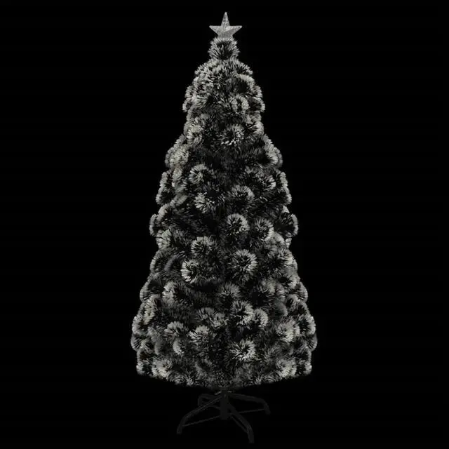 Alt view image 4 of 12 - vidaXL Pre-lit Christmas Tree with Stand Xmas Tree Decoration 220 Branches