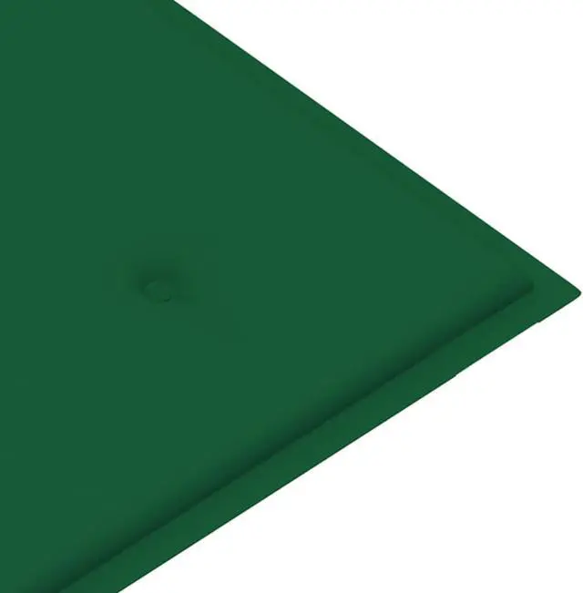 Alt view image 7 of 12 - vidaXL Bench Cushion Water Repellent Garden Seat Cushion Green Oxford Fabric