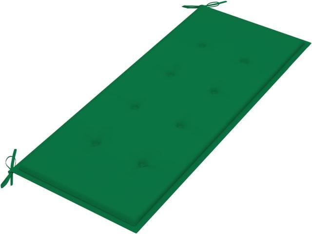 Alt view image 8 of 12 - vidaXL Garden Bench Cushion Green 120x50x4 cm Oxford Fabric