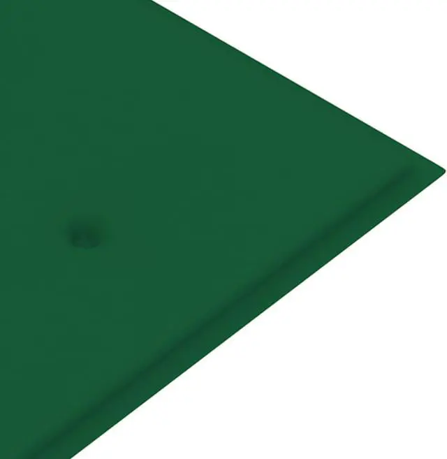 Alt view image 7 of 12 - vidaXL Bench Cushion Water Repellent Garden Seat Cushion Green Oxford Fabric