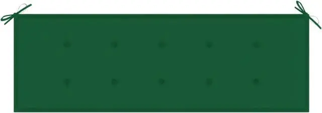 Alt view image 9 of 12 - vidaXL Bench Cushion Water Repellent Garden Seat Cushion Green Oxford Fabric