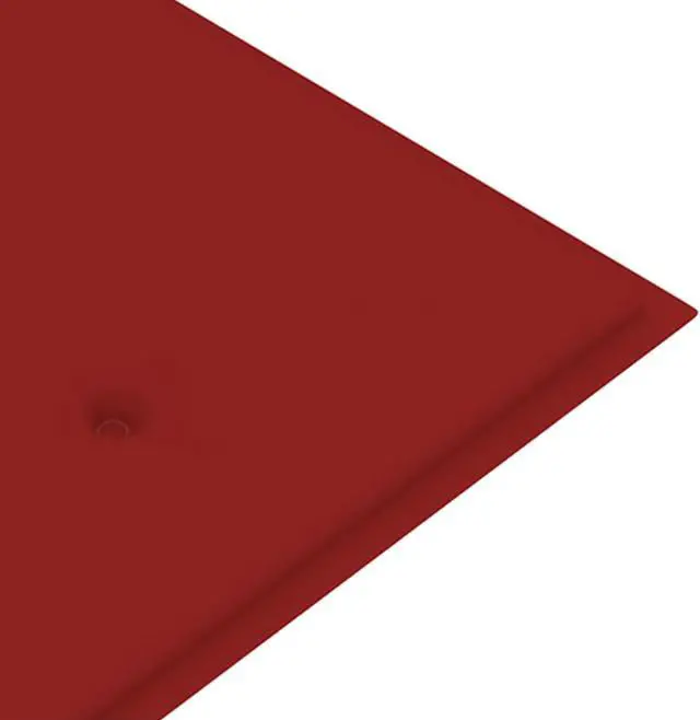 Alt view image 7 of 12 - vidaXL Bench Cushion Water Repellent Garden Seat Cushion Red Oxford Fabric