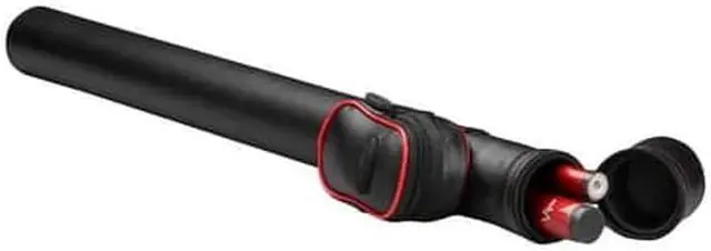 Main image of Casemaster Q-Vault Supreme Black with Red Trim Cue Case