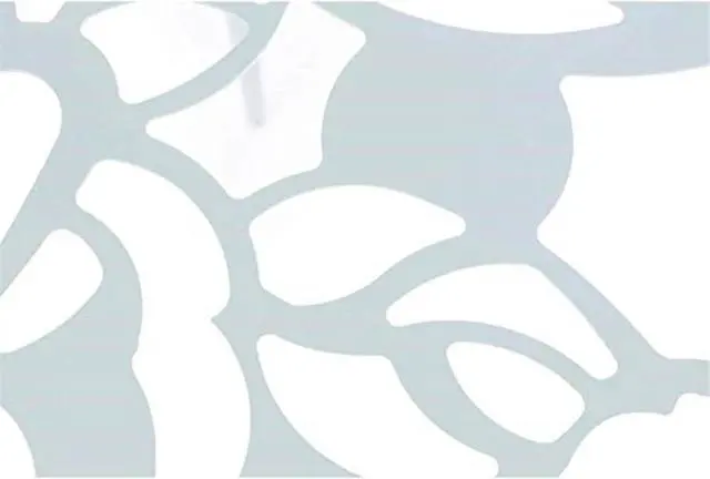 Alt view image 20 of 20 - LeisureMod Devon Tree Design Glass Top Aluminum Base Indoor Outdoor Bistro Dining Table, White