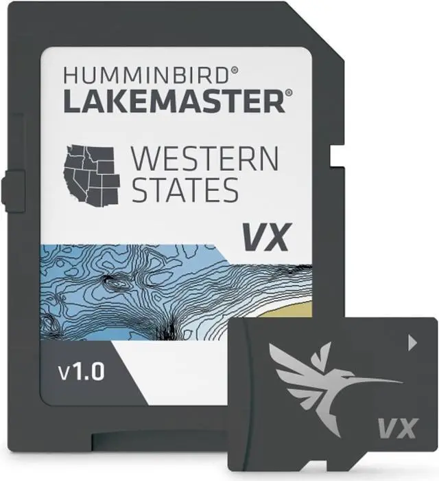 Main image of Humminbird Lakemaster VX West States microSD
