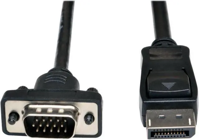 Alt view image 10 of 13 - Tripp Lite P581-006-VGA-V2 6 ft. DisplayPort 1.2 to VGA Active Adapter Cable, DP with Latches to HD15 (M/M), 1920x1200/1080p