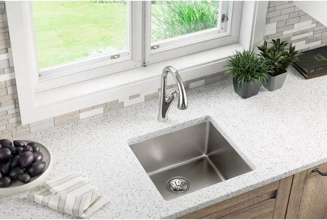 Alt view image 4 of 4 - Elkay Crosstown Stainless Steel 18-1/2" x 18-1/2" x 9", Single Bowl Undermount Sink