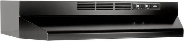 Main image of Broan Nutone Black Non-Ducted Range Hood Black