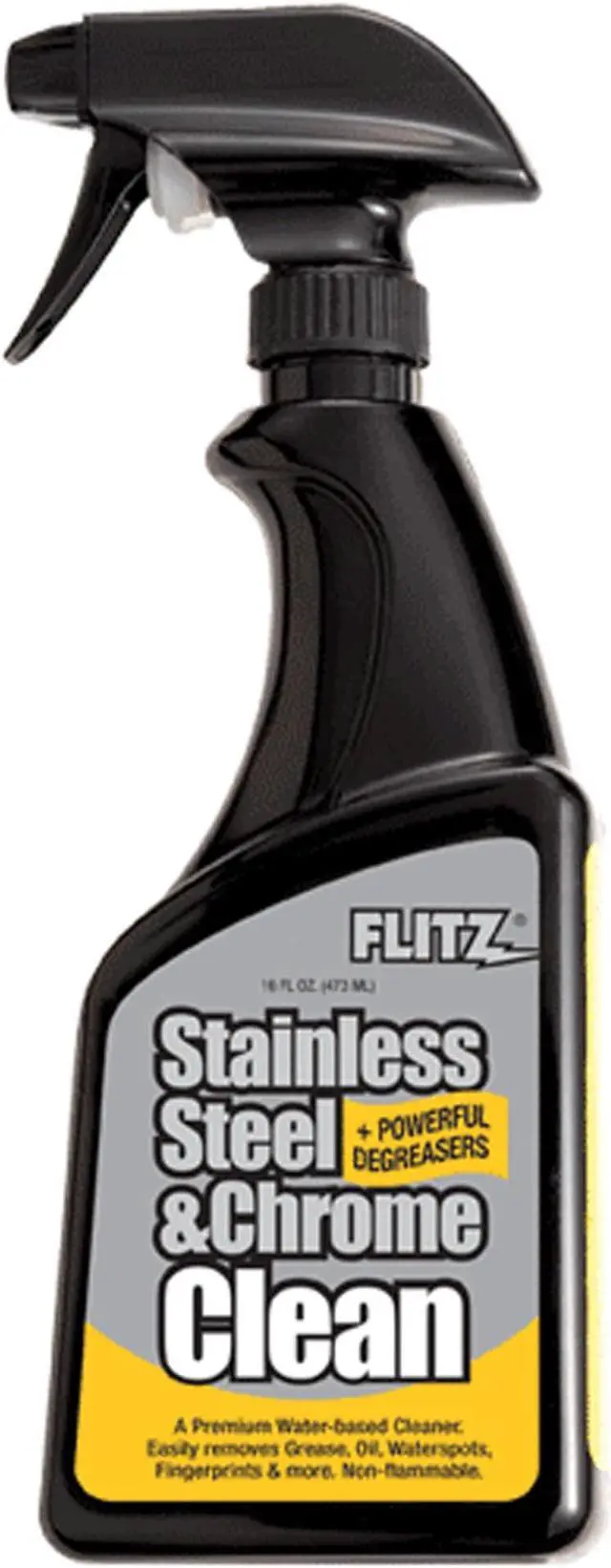 Alt view image 5 of 5 - FLITZ PREMIUM POLISHING PRODUCTS SP 01506 Cleaner,Size 16 oz.,Spray Bottle